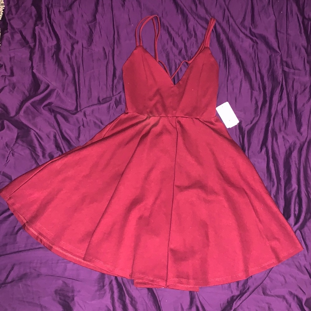 Red dress
